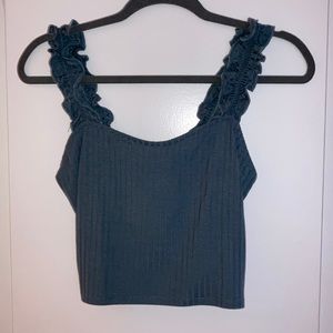 Frilly Strap Tank Top